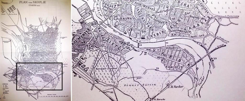 Урбанистички план на Маџир Маало 1890 година_марх