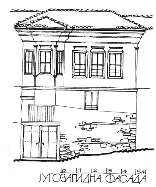 6 Фасада 2 - куќа на Тренчева Бона